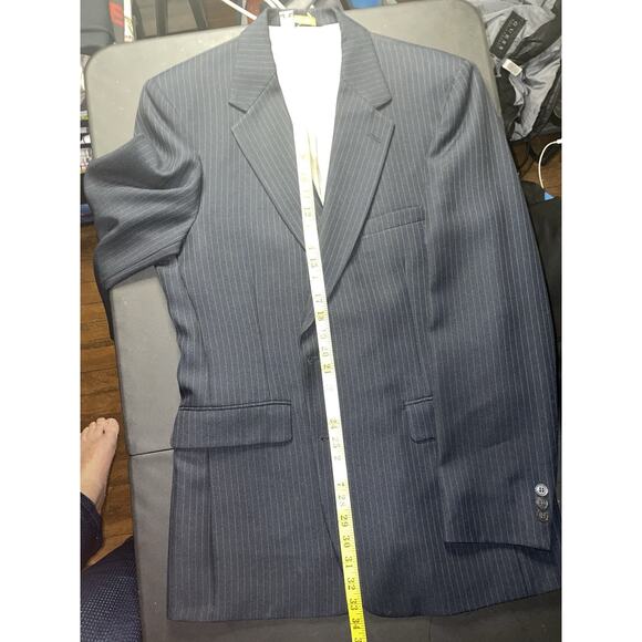 Vintage Johnny Carson Two Piece Suit Jacket & Pants 19x34 Jacket Size 36 Pants - Picture 4 of 7